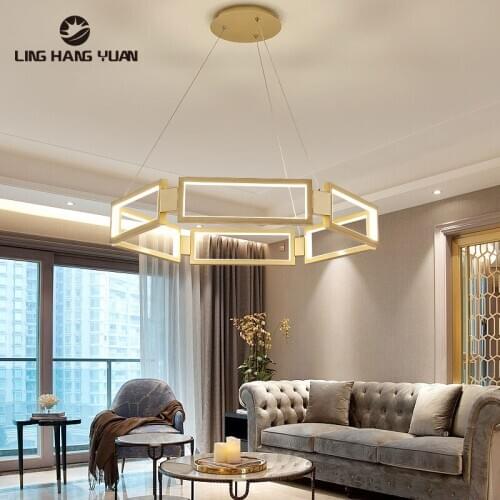 Led Chandelier Indoor Lighting Modern Ceiling Chandelier Lighting for Foyer Living room Dining room Kitchen Lustre Hanging lamps