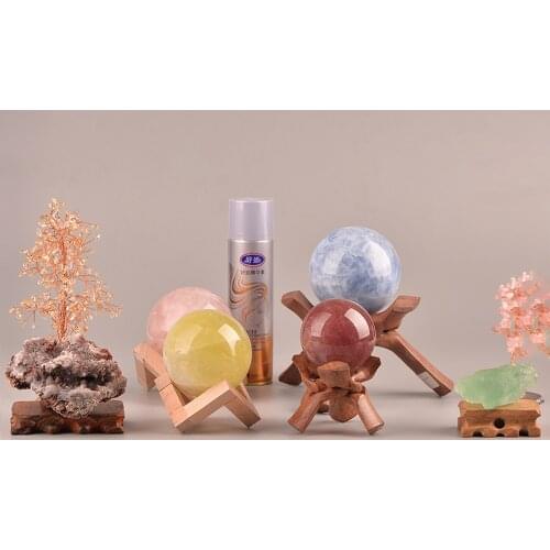 Three kinds of Wood Bracket Moon Shaped Lamp Holder Ball Solid Shaped Light Stand Base Fittings