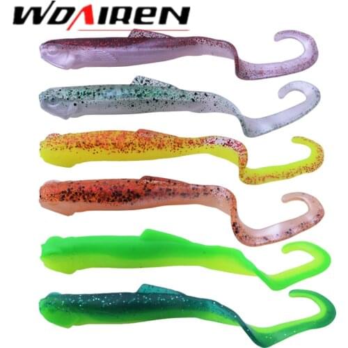 WDAIREN FLK MINNOW 3pcs 100mm/8.5g Fishing Lure Soft Baits Leurre souple Shad Carp Fishing Iscas Artificial Wobblers Lures