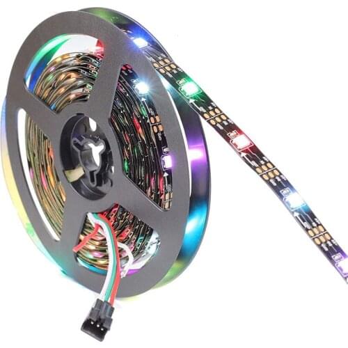 WS2812B LED Strip 5050 RGB 5V 30/60/144LED Pixels ws2812 IC Addressable color RGB LED Strip Light IP30 IP65 IP67 Waterproof