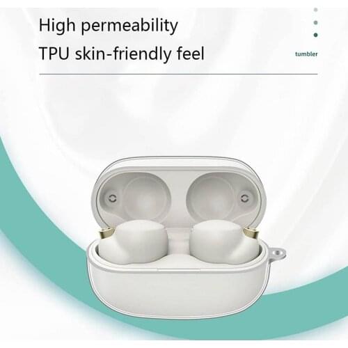 Protective Case For WF-1000XM4 Transparent Soft Cover Wireless Earphone Shell True Bluetooth Headset Case For Sony WF-1000XM4