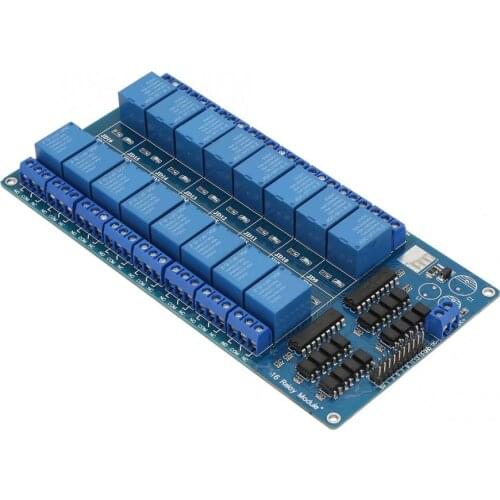 16-channel 5V Relay Module Control Board with Optocoupler Protection For Microcontroller Module Relay Control Board