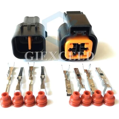 2 Sets 4 Pin PB621-04020 PB625-04027 Auto Connector Electric Socket Automotive Sensor Plug For Hyundai Kia