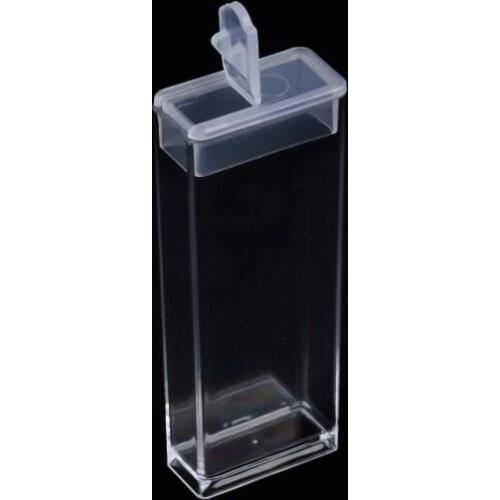 20pcs Plastic Container Storage Boxes Diamond Painting Storage Seed Beads Containers Jewelry Box Rectangle Case 2.7x1.35x6.8cm