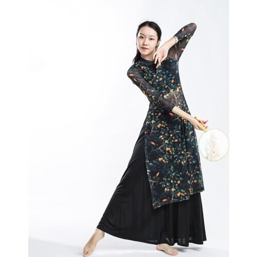 2020 Belly Dance Costume For Women Chinese Style Classical Dance Clothes Practice Wear Stage Costume Modern Dance Wear JL1696