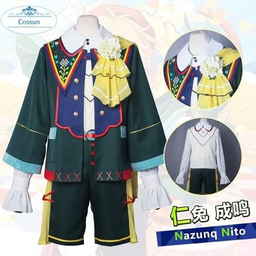 Anime! Ensemble Stars 2 Nito Nazuna Game Suit Gorgeous Uniform Cosplay Costume Halloween Carnival Party Outfit For Women/Men NEW