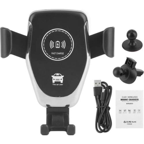 Car Wireless Fast Charging Stand Holder Air Vent Mobile Phone Charger Mount Bracket 10W Car Accessories