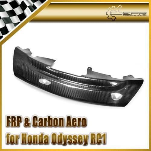 Car Parts Odyssey RC1 Mugen Style Carbon Fiber Front Grill For Honda Glossy Fibre Grill Racing Body Kit Accessories