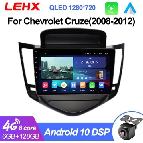 LEHX 9 Inch Car android 9.0 multimedia player For Chevrolet Cruze 2008-2012 Car Radio Video Player Navigation GPS 2 din dvd