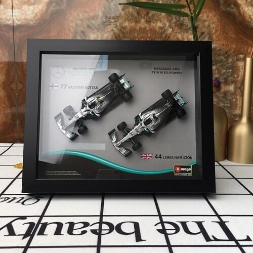 Bburago 1:43 Benz W10 alloy car model handicraft decoration collection toy formula one die-casting model