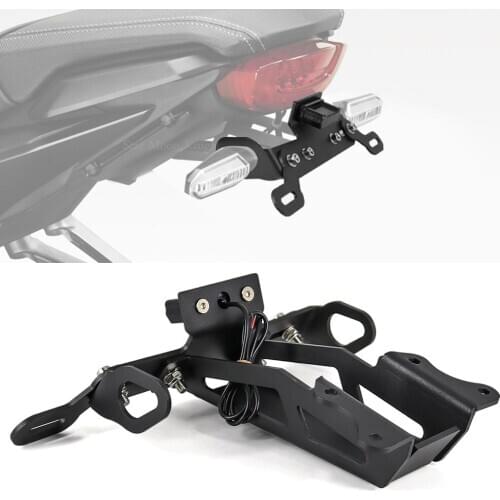 License Plate Holder For YAMAHA MT-09 MT09 MT 09 Tracer 900 FJ-09 FJ09 2015-2020 19 Motorcylce Accessories Frame Fender Bracket
