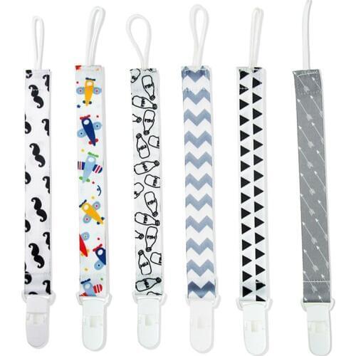 Baby Pacifier Clips Chain Bottles Feeding Dummy Holder Feed Toy Nibbler Attache Food Mam Pacifier Feeder Leash Nipple Strap Loop