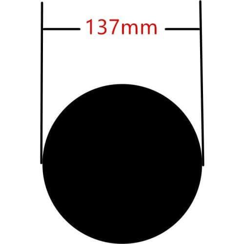 New 137mm Glossy Front Badge Emblem Trunk logo EMBLEM for 3G0853601B VW JETTA MK6 PASSAT B8 TOURAN III