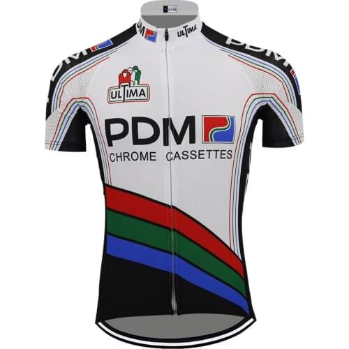 PDM Cycling Jersey Bike Clothing Maillot Ciclismo Hombre Short Sleeve Breathable Bicycle Wear Jersey MTB