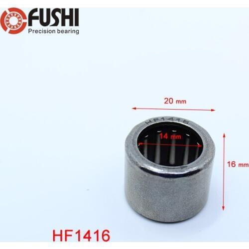 HF1416 Bearing 14*20*16 mm ( 10 PCS ) Drawn Cup Needle Roller Clutch HF142016 Needle Bearing