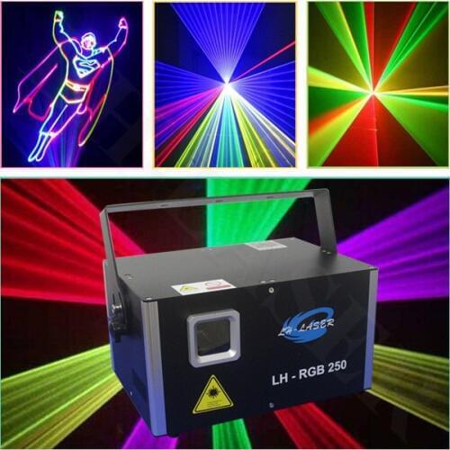 Full color animation RGB Laser 3W Moving head laser light/ moving laser stage