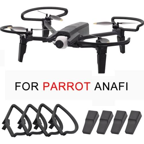 Expansion Landing Gear+ Light Weight Propeller Guard Protective Kit For Parrot Anafi Drone FPV