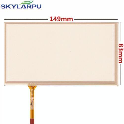 Skylarpu New 6.0" inch 149*83mm 4 wire Resistive Touch Screen for 149mm*83mm GPS Touch screen digitizer panel Repair replacement