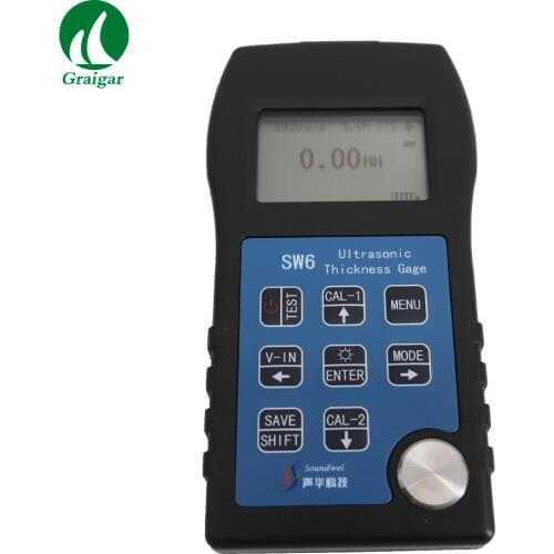 Ultrasonic Thickness Gauge Digital Display Thickness Gauge 0.01mm SW6