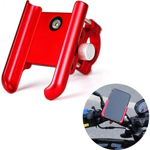 Universal Motorcycle Handlebar Mobile Phone GPS Holder Bracket Support Stand Adjustable Bicycle Mount