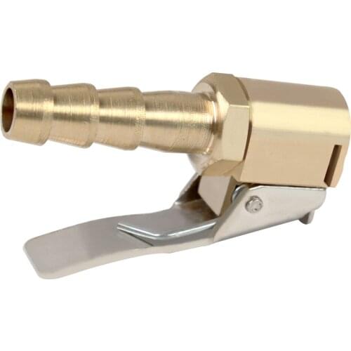 High quality car and truck tire valve inflatable chuck pure copper chuck type air pump adapter 6mm 8mm