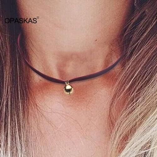 Women Choker Necklace With Velvet Collar Velvet Cloth Clavicle Chain for 2021 New Fashion Style PT