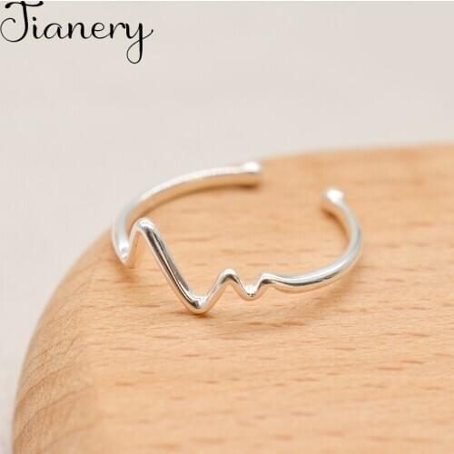 JIANERY New Design Vintage Silver Color Geometric Rings For Women Boho Antique Rings Party Bohemian Jewelry