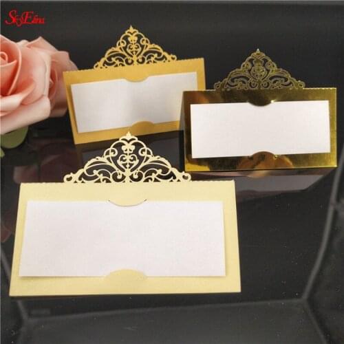 10/50/100pcs Laser Cut Heart Shape Place Cards Wedding Name Cards Wine Glass Wedding Event Laser Cut Flower Decoupage 5ZSH873