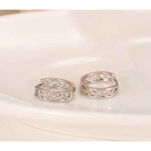 2pairs cute Fashion Jewelry Earrings Gold silver Bijoux For Women Luxury Princess Hooks Brincos girl women kids baby earring