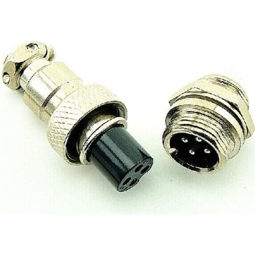 20pair Male & Female Diameter 12mm Wire Panel Connector GX12 3P GX12-3 M12 circular connector Socket Plug