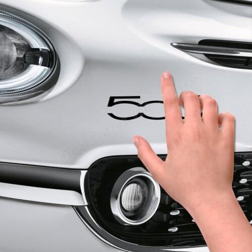 4pcs Car Vinyl Hood Decal Stickers For Fiat 500C 500L Automobile Decoration Sport Styling Tuning Body Decors