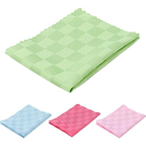 5pcs/ 1 Set Wiping Rag Easy to Clean Excellent Absorption Microfiber Fish-scale Not Easy Shed Cleaning Towel Home Kitchen Supply