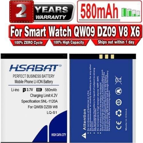 LQ-S1 AB-S1 LQ-A1 JHCY-S1 LQ-A1 580mAh Battery For Smart Watch QW09 DZ09 W8 DZ09,A1,V8,X6 HLX-S1 GJD DJ-09 M9 FYM-M9 JJY-S1 GPS