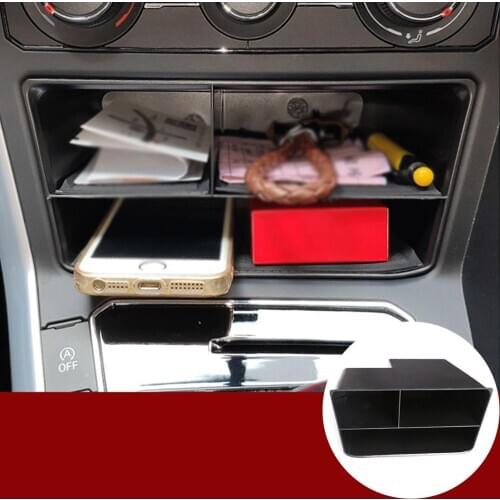 Car Accessories For VW Volkswagen POLO Plus 2018 2019 Central Console Storage Box Car Glove Box Storage box Console Tidying Box