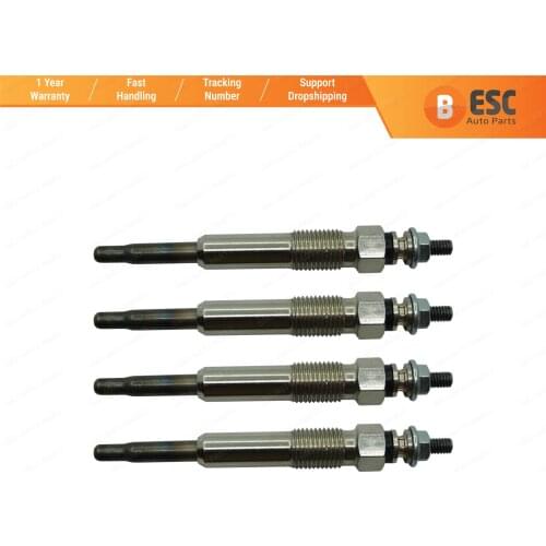 ESC EGP31-1 4 Pcs Heater Glow Plugs GX84, 7700100586, 0100226238 for Honda Renault Rover 1.9-2.0-2.2