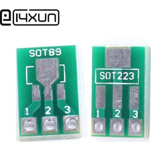 EClyxun 10PCS SOT89 SOT223 to DIP PCB Transfer Board DIP Pin Board Pitch Adapter Keysets