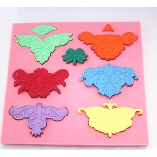 European Rome relief lace pattern silicone fondant cake molds soap chocolate mould for the kitchen baking FM074