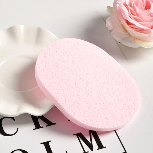 Wash Face Sponge Facial Cleansing Sponge Fashion Makeup Tools Compressed Pad Powder Puff (Random Color)