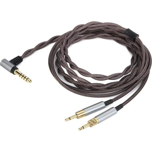 HD700 headphone single crystal copper balanced silver-plated wire upgrade line ZX300A