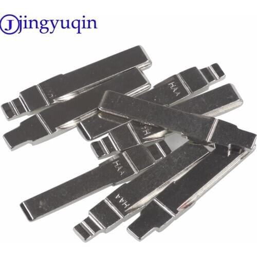 Jingyuqin 10x HAA Flip Remote Car Key Blanks For AUDI For VW PASSAT BORA SEAT SKODA HU66 Key Blade #31