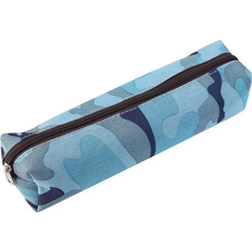 Camouflage Pencil Case Bag Large Capacity Canvas Zipper Stationery Pen Pencil Ruler Storage Bag Office Supplies пенал школьный
