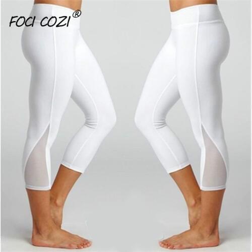 Summer Clothes For Women Short Leggings Women Workout Leggings Sport Leggins Gym Mesh/Blue/White/Black Leggings For Fitness