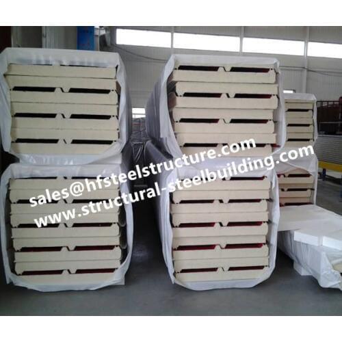 Best Price For Sandwich Pu Polyurethane Insulated Cold Room Panel Used For Walking Coolers And Modular Cold Room Width 950mm