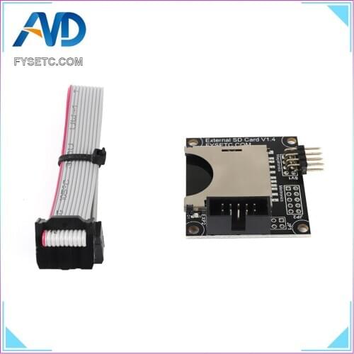 SD Expansion Module External Card Reader Connector Adapter SD Reader 3D Printer Parts For F6 4.3" Touch Screen 4.3 LCD Display