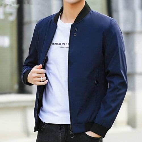 Mens Jackets Male Casual Zipper Jacket Men Spring Casual Outwear Men Thin Jacket Man Autumn Jackets Men Bomber Jackets Man