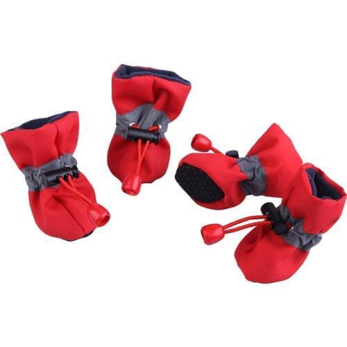 Anti-slip Pet Dog Shoes Winter Rain Snow Boots Footwear Thick Warm for Small Cats Puppy Dog Socks Booties Sneaker Paw Protector