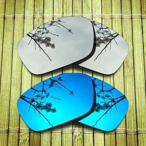 Polarized Replacement Lense For-Oakley Fuel Cell Sunglasses Frame True Color Mirrored Coating - Chrome & Blue Combine Options