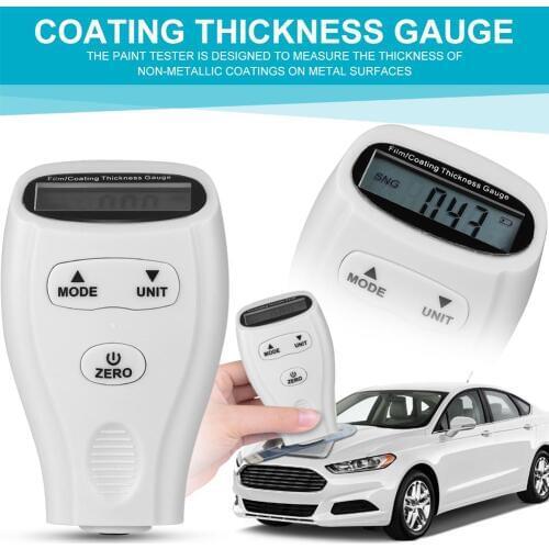 Portable Film Paint Tester Coating Measurement Digital Thickness Gauge (Iron/Aluminum Dual Purpose)