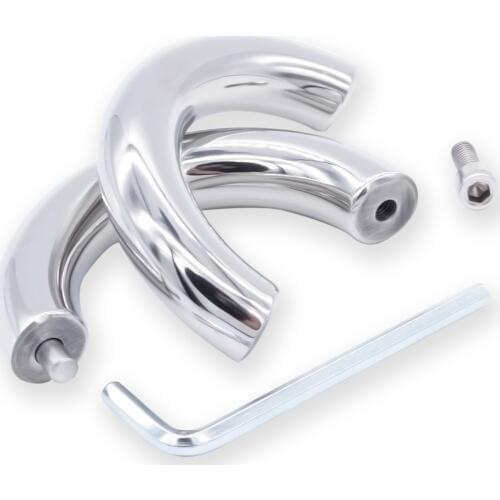 DOMI 5 Size Detachable Sex Aid Toys Stainless Steel Penis Ring Sex Toys Scrotum Pendant Ball Men Stretcher Cock Ring