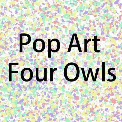 Wxkoil Large Size Oil Painting Pop Art Four Owls Home Decor On Canvas Modern Wall Art Canvas Print Poster Canvas Painting